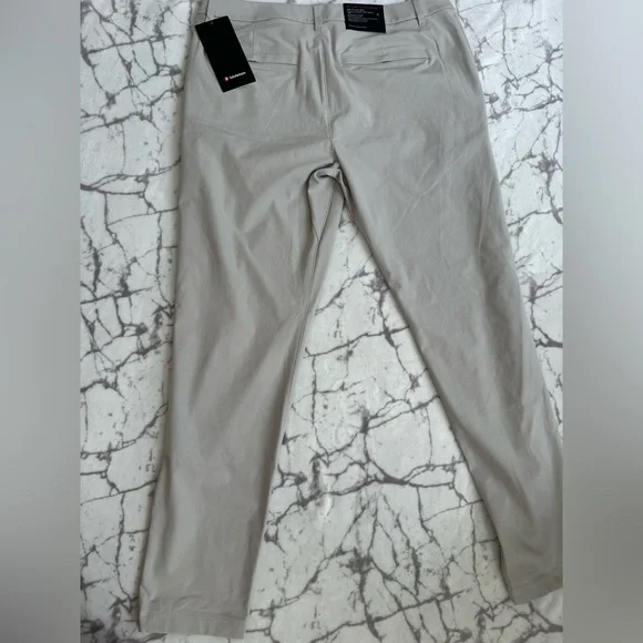 Lululemon Men's ABC Slim-Fit 5 Pocket Pant Warpstreme Grey Size 36 NEW - Picture 5 of 10
